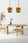 Brighton Reclaimed Wooden Pendant Chandelier - Design Color Autumn Leaves
