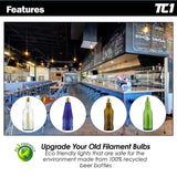 Filament LED Green Beer Bottle Light | Compatible with String & Pendant Applications