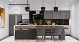 Brighton Reclaimed Wooden Pendant Chandelier - Design Color Dark Forest