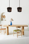 Brighton Reclaimed Wooden Pendant Chandelier - Design Color Dark Forest