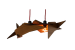 Aria Reclaimed Wooden Pendant Chandelier - Design Color Warm Summer