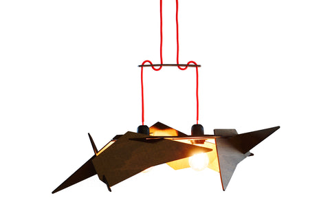 Aria Reclaimed Wooden Pendant Chandelier - Design Color Dark Forest