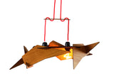 Aria Reclaimed Wooden Pendant Chandelier - Design Color Warm Summer