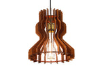 Lennox Reclamied Wooden Pendant Chandelier - Design Color Warm Summer