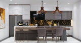 Tamarin Reclamied Wooden Pendant Chandelier - Design Color Dark Forest