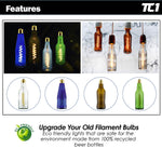 Filament LED Green Beer Bottle Light | Compatible with String & Pendant Applications