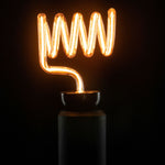 LED 8W  Loop Cross Bulb | Dimmable